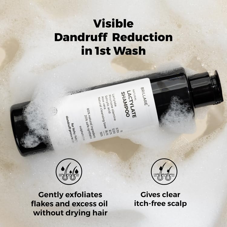 Brillare - Lactylate Shampoo To Reduce Dandruff 200ml