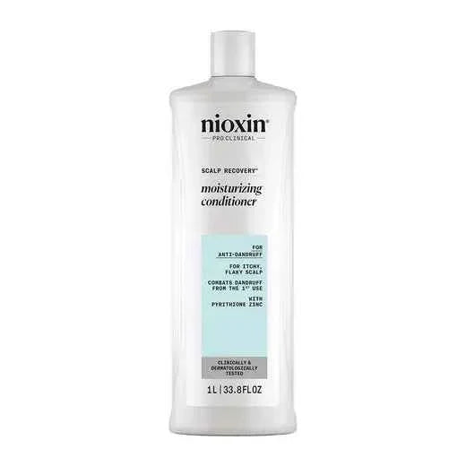 Nioxin Professional - Scalp Recovery Purifying Shampoo & Moisturizing Conditioner Duo 1L Bundle – Nioxin Professional Nioxin Professional Scalp Recovery System Moisturizing Conditioner 1L