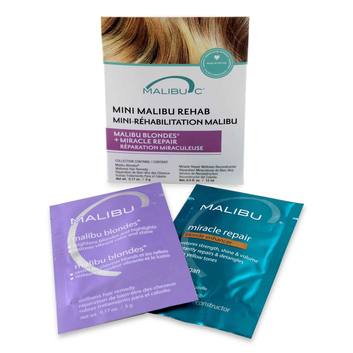 Malibu C - Blondes Mini Rehab Box of 12