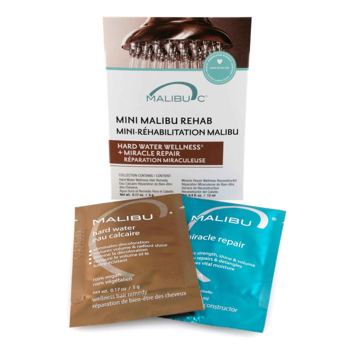 Malibu C - Hard Water Mini Rehab Box of 12