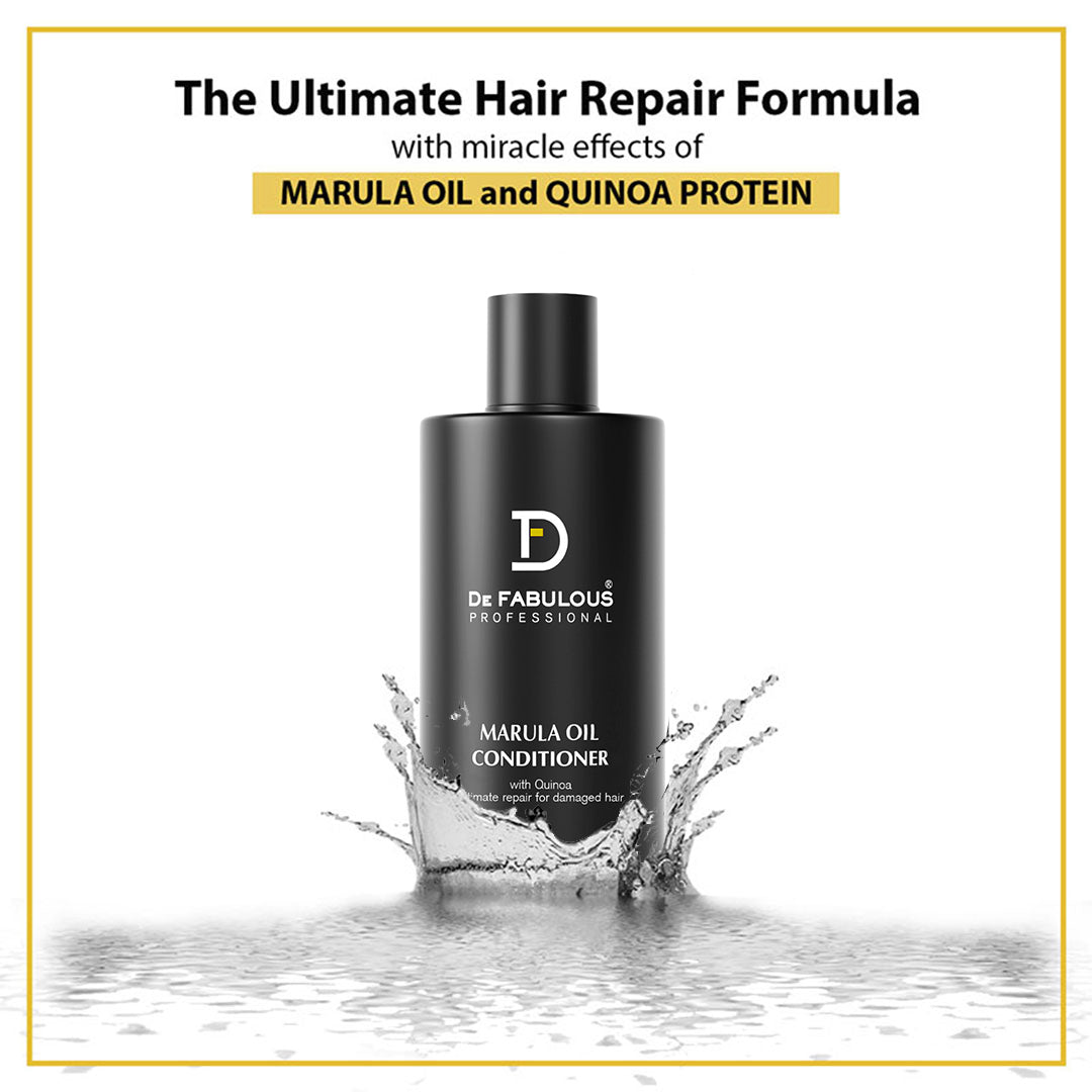 De Fabulous Marula Oil Conditioner 250ml – texture and results