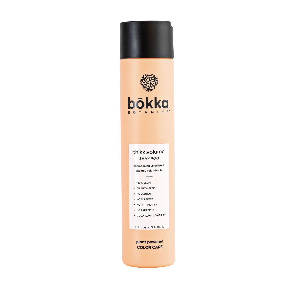 Bokka Botanika Thikk Volume Shampoo – 300ml bottle shown for packaging reference