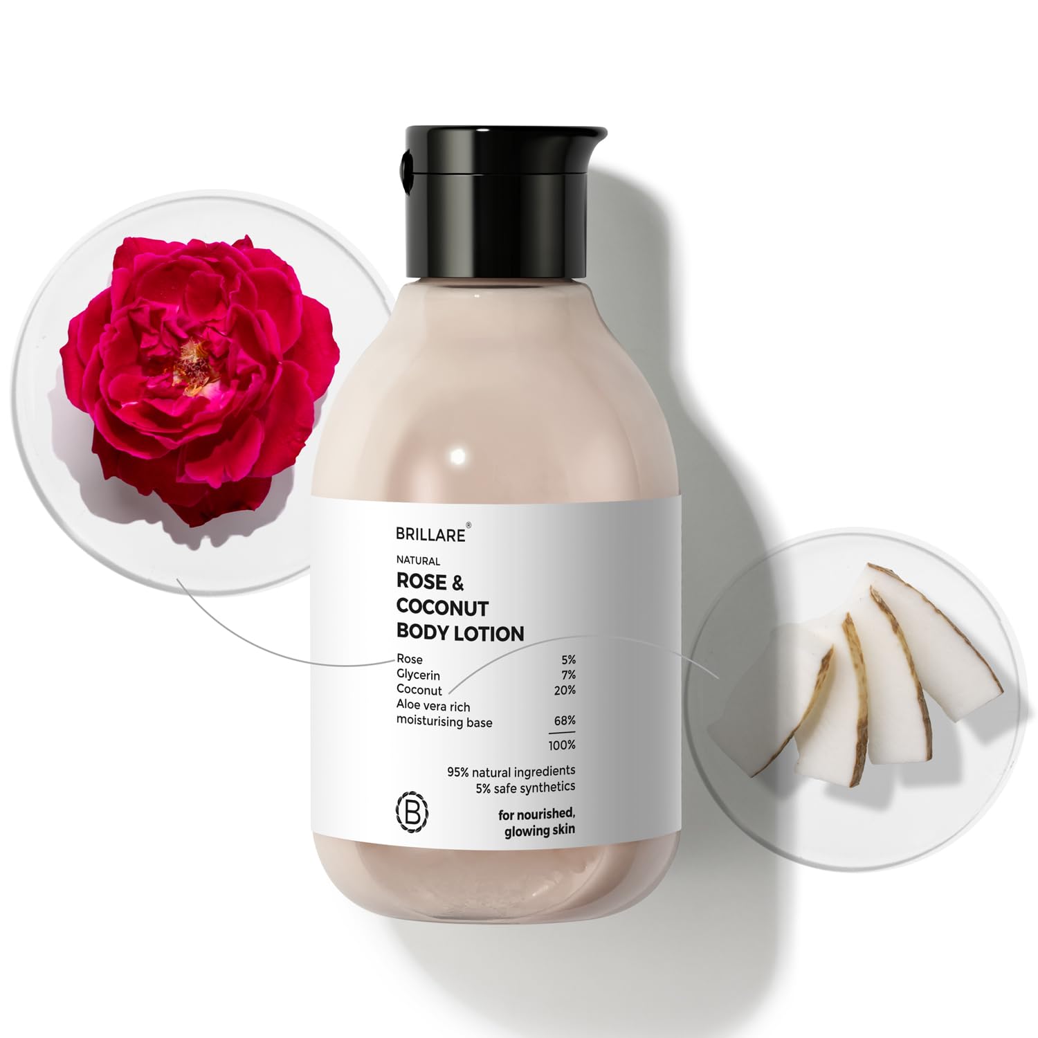 Brillare - Rose & Coconut Body Lotion 200ml