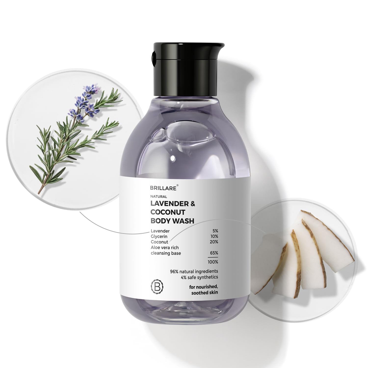 Brillare - Lavender & Coconut Body Wash 200ml