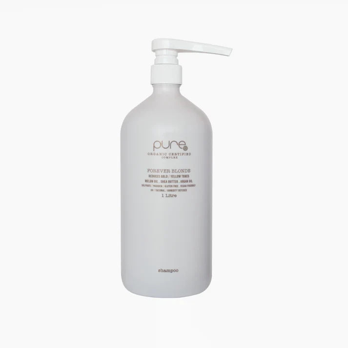 Pure Organic - Forever Blonde Shampoo & Conditioner Duo 1000ml Bundle – Pure Organic Forever Blonde Shampoo 1000ml