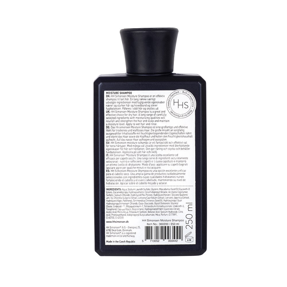 HH Simonsen - Moisture Shampoo, Conditioner & Mask Trio Bundle – HH Simonsen Moisture Shampoo 250ml (detail)
