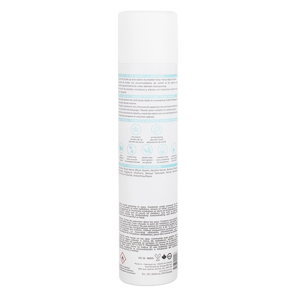 DesignMe Quickie Me Dry Shampoo Blonde Light Tones 339ml - image 2