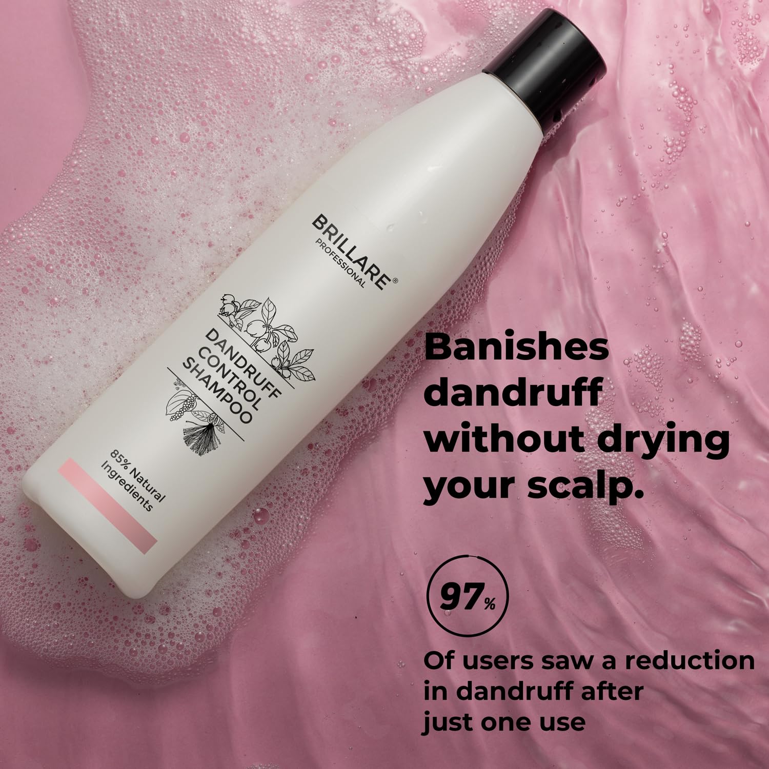 Brillare - Dandruff Control Shampoo For Itchy, Flaky Scalp 300ml