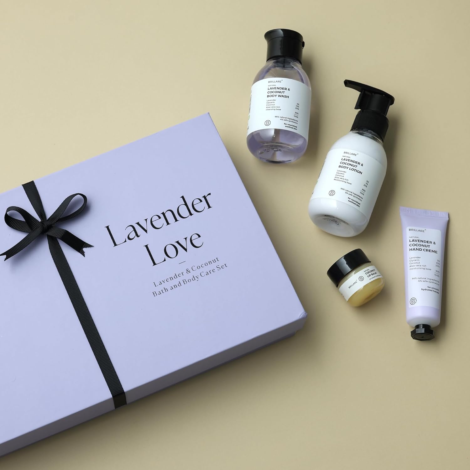 Brillare - Lavender Love Gift Set - Size: 100ml + 100ml + 10G + 30g