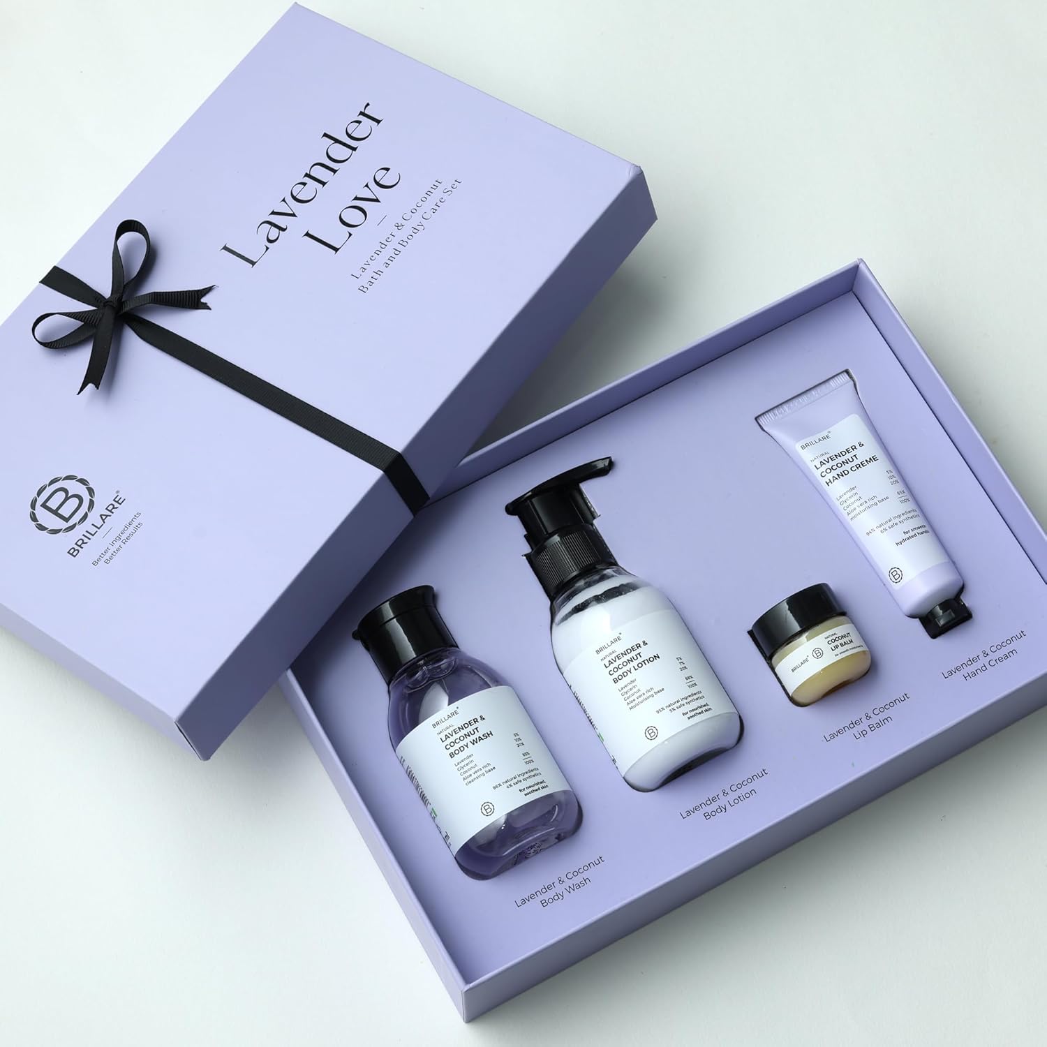Brillare - Lavender Love Gift Set - Size: 100ml + 100ml + 10G + 30g