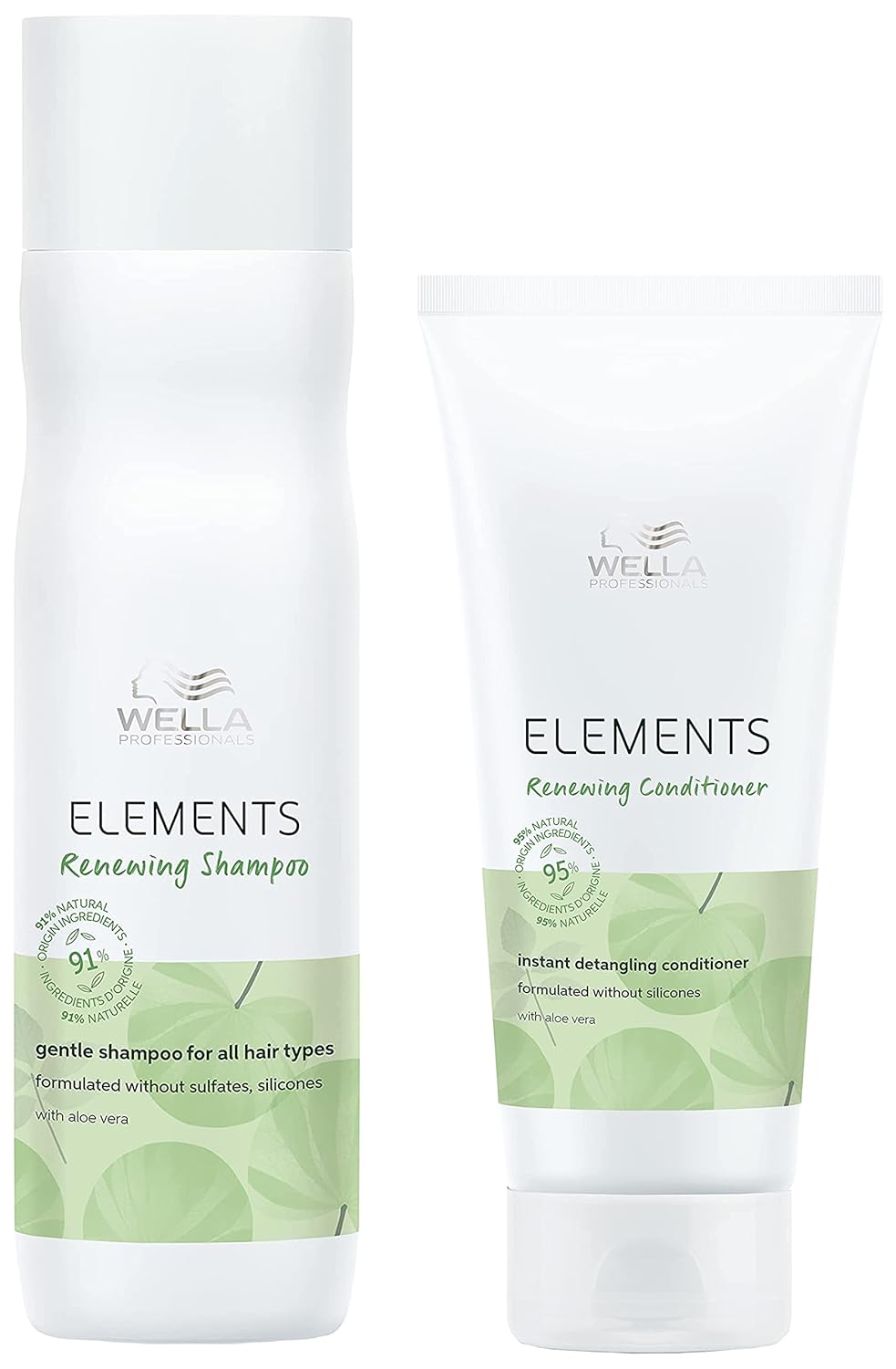 Wella Professionals - Premium Care Elements Lightweight Renewing Shampoo & Conditioner Duo Bundle