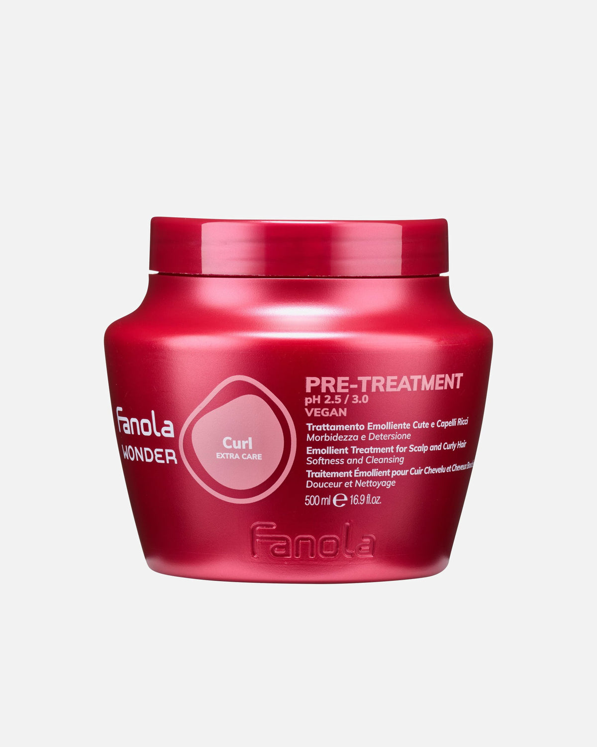 Fanola - Wonder Extra Care Curl Shampoo, Mask & Pre-Treatment Trio Bundle – Fanola Wonder Extra Care Curl Pre-Treatment 500ml