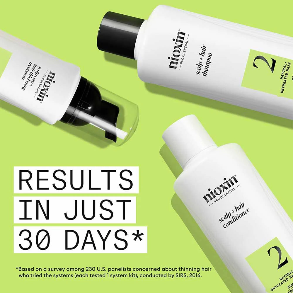 Nioxin Professional Scalp + Hair Thickening System 2 Full Size Kit