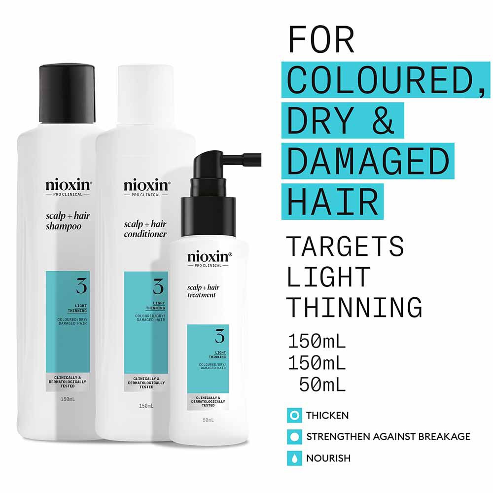 Nioxin Professional Scalp + Hair Thickening System 3 Trial Kit