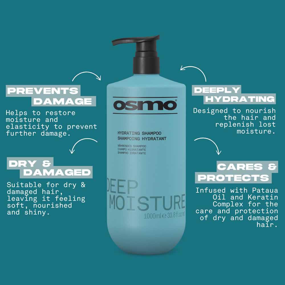 Osmo - Deep Moisture Hydrating Shampoo 1000ml