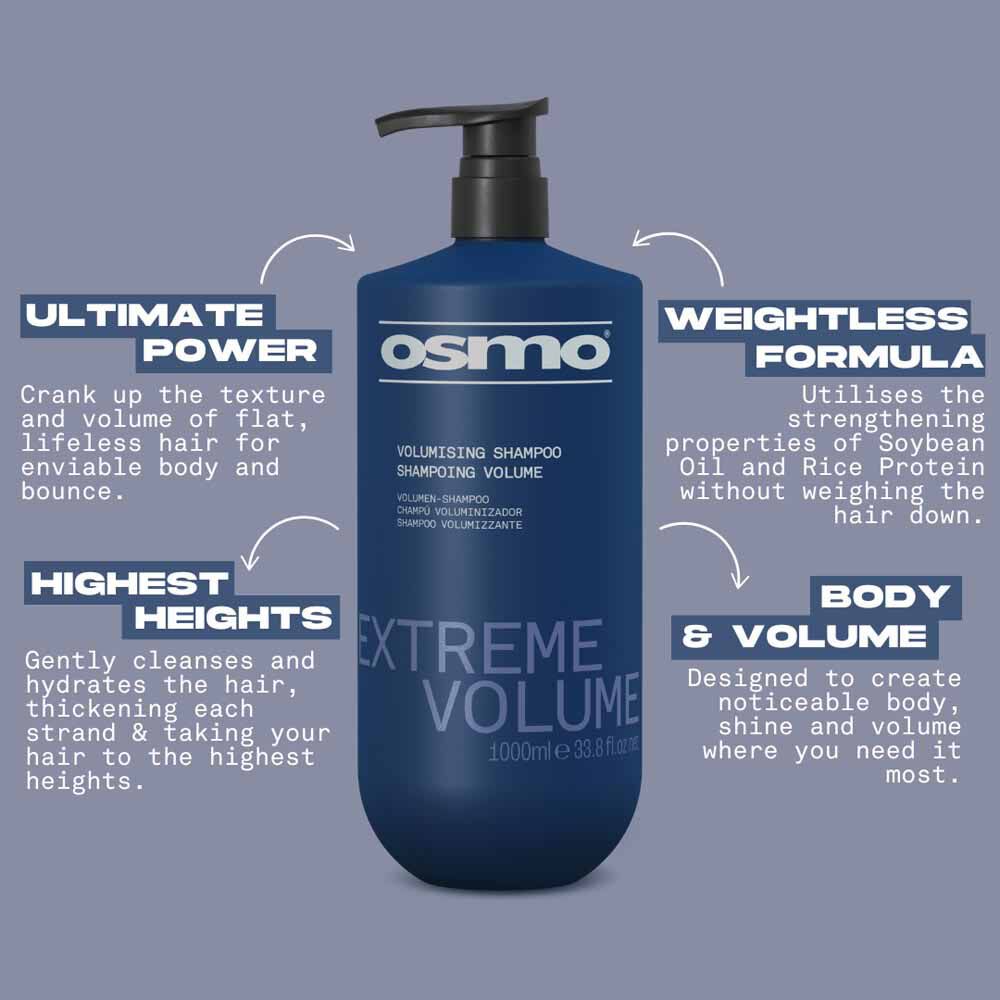 Osmo - Extreme Volume Volumising Shampoo 1000ml