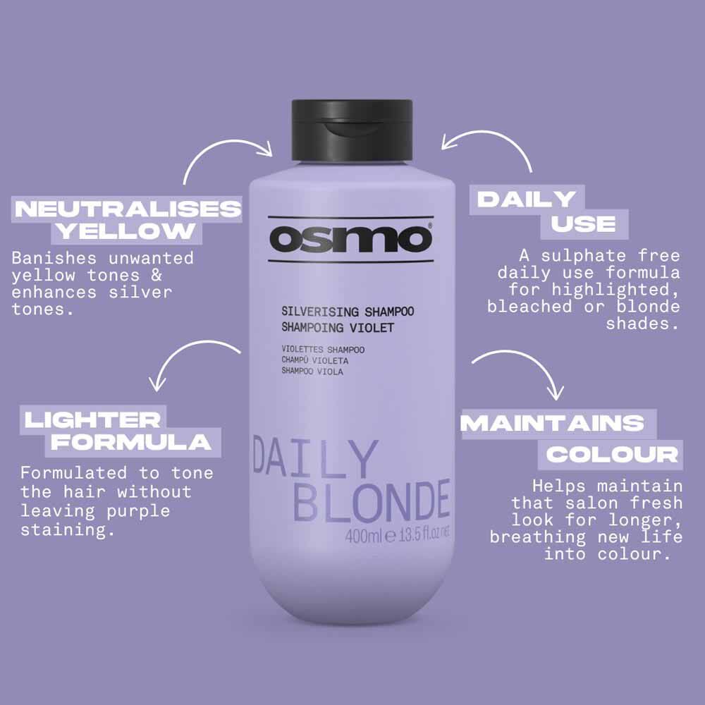 Osmo - Daily Blonde Silverising Shampoo 400ml