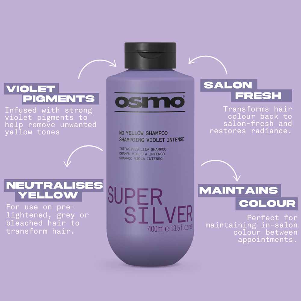 Osmo - Super Silver No Yellow Shampoo 400ml