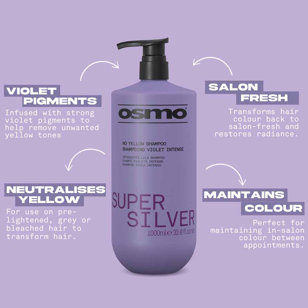 Osmo - Super Silver No Yellow Shampoo 1000ml