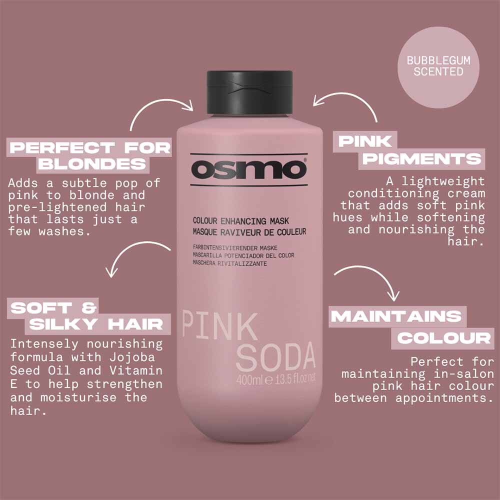 Osmo - Pink Soda Colour Enhancing Mask 400ml