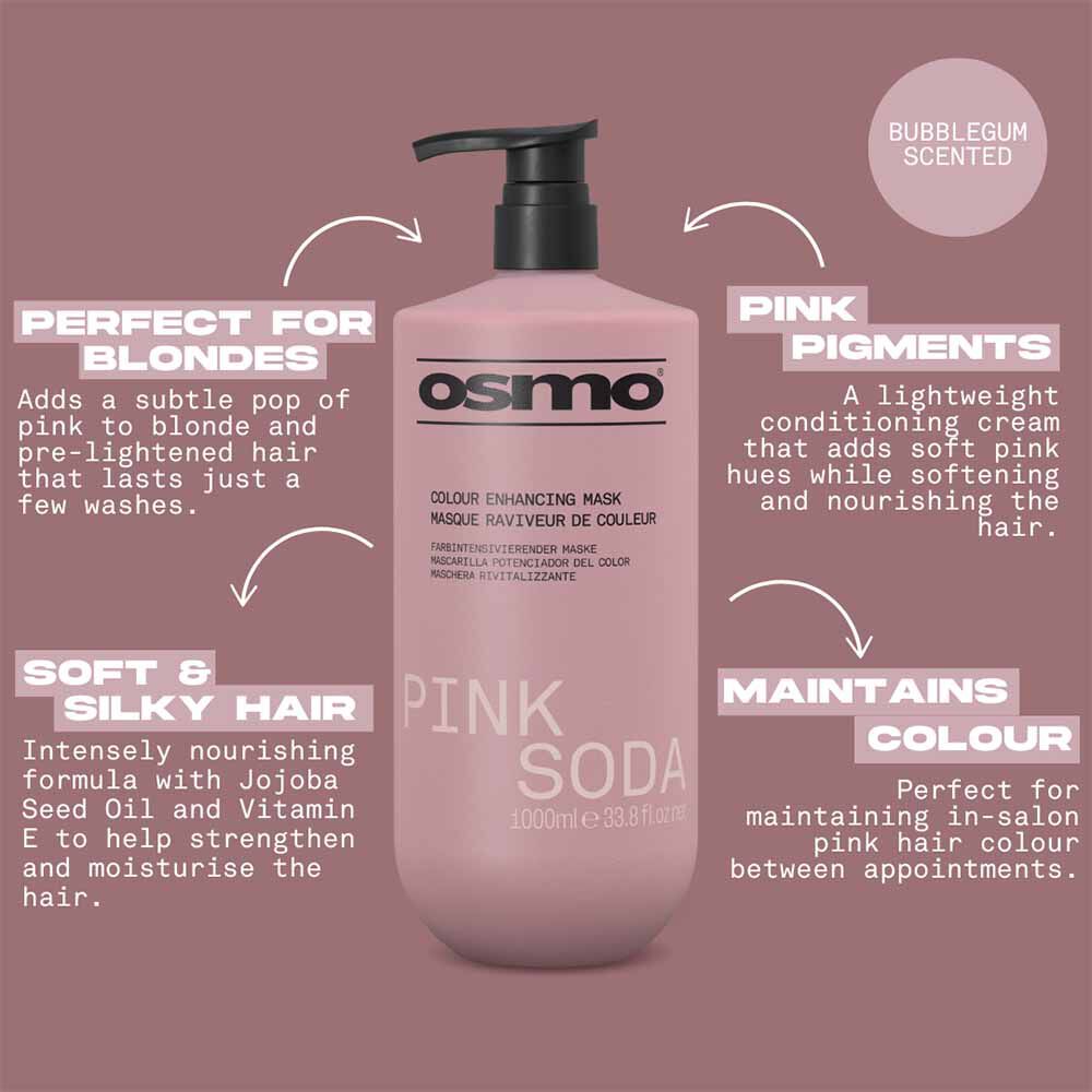 Osmo - Pink Soda Colour Enhancing Mask 1000ml