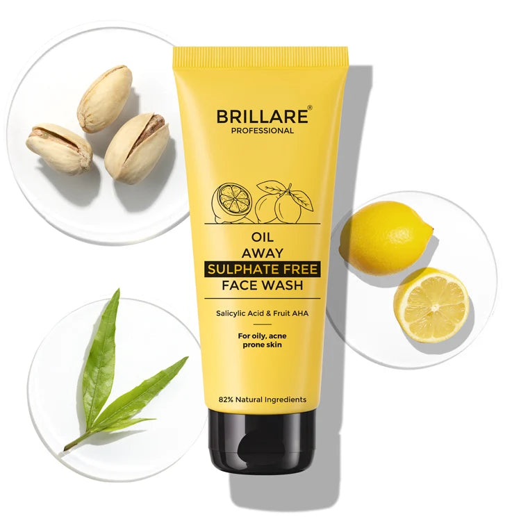 Brillare - Oil Away Face Wash For Oily, Acne Prone Skin 100ml