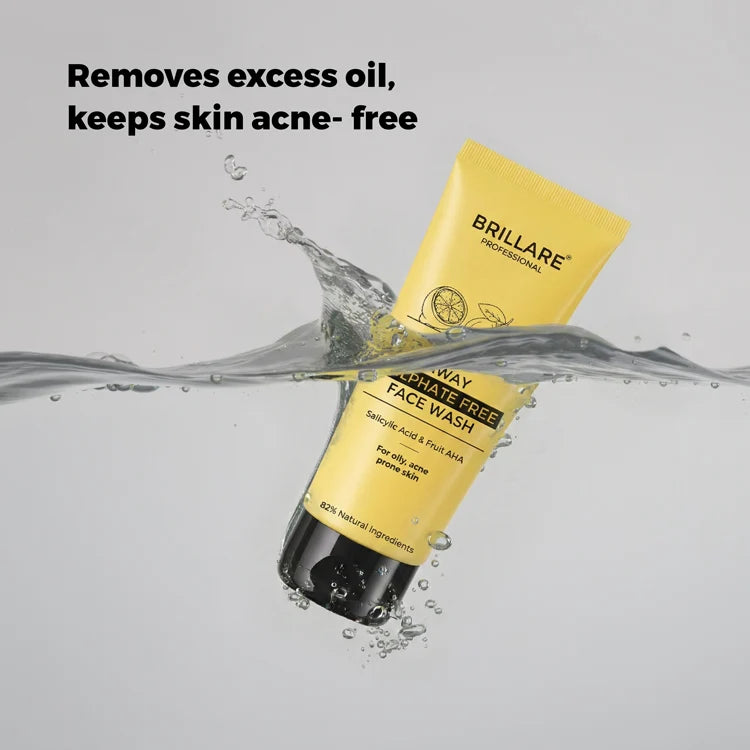 Brillare - Oil Away Face Wash For Oily, Acne Prone Skin 100ml