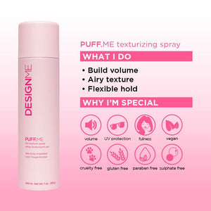 DesignMe Puff Me Dry Texture Spray 248ml - image 4