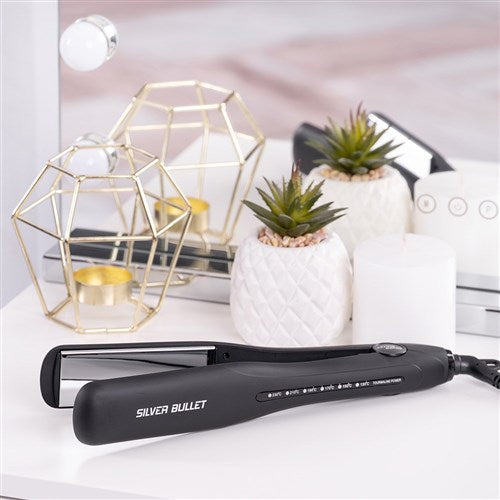 Silver Bullet - Keratin 230 Silver Titanium Wide Plate Hair Straightner 38MM