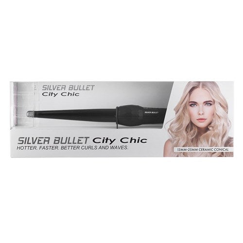 Silver Bullet - City Chic Black Conical Regular Waver REG