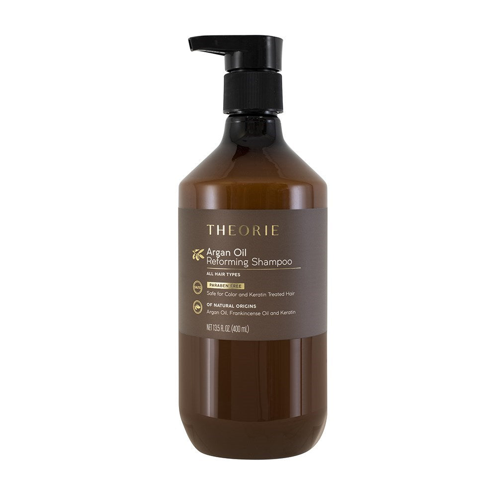 Theorie - Argan Oil Shampoo, Conditioner & Restoring Serum Trio Bundle – Theorie Argan Oil Shampoo 400ml