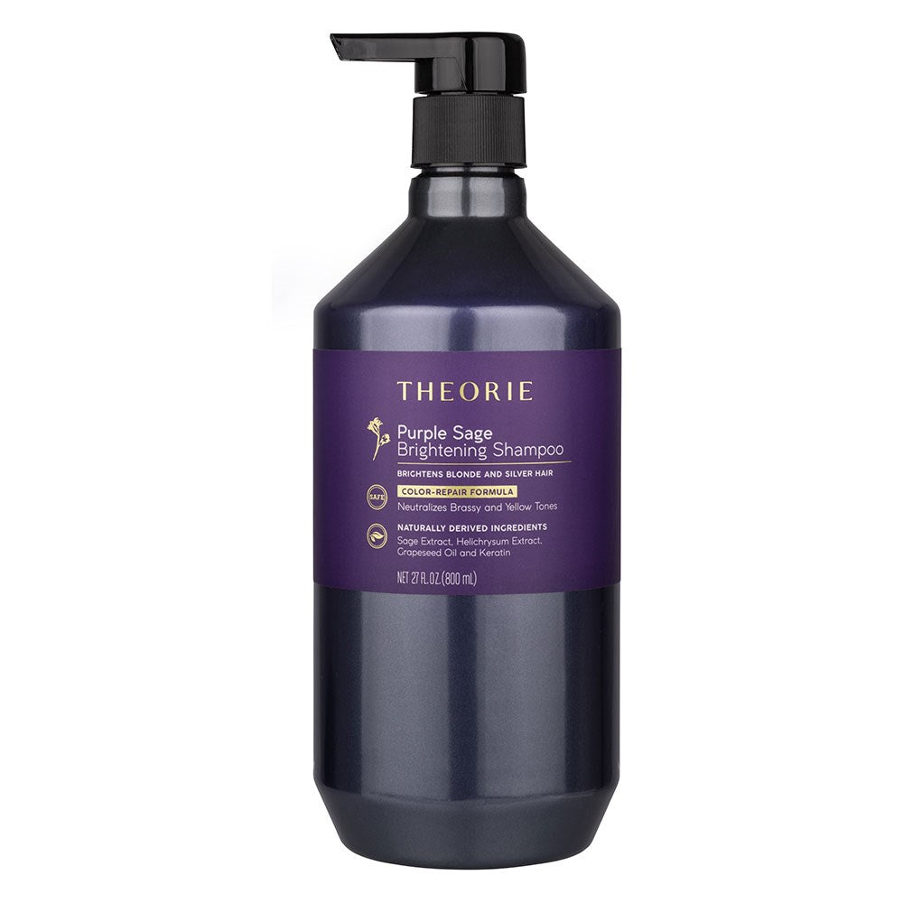 Theorie - Purple Sage Blonde Shampoo & Conditioner Duo 800ml Bundle – Theorie Purple Sage Blonde Shampoo 800ml