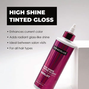 Keracolor - Merlot Color + Clenditioner & Tinted Gloss Duo Bundle – Keracolor High Shine Tinted Gloss Merlot 237ml (detail)