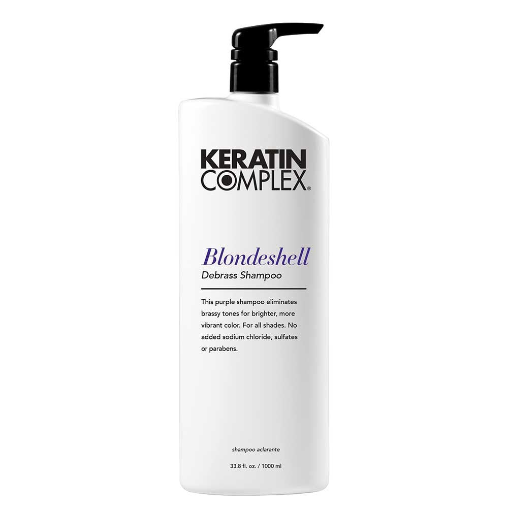 Keratin Complex - Blondeshell Shampoo & Debrass Conditioner Duo 1000ml Bundle – Keratin Complex Blondeshell Shampoo 1000ml