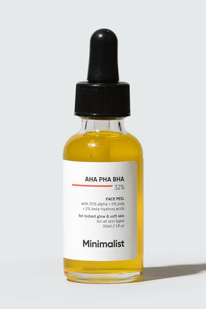 Minimilist - AHA PHA BHA 32% Face Peel 30ml - Zilion