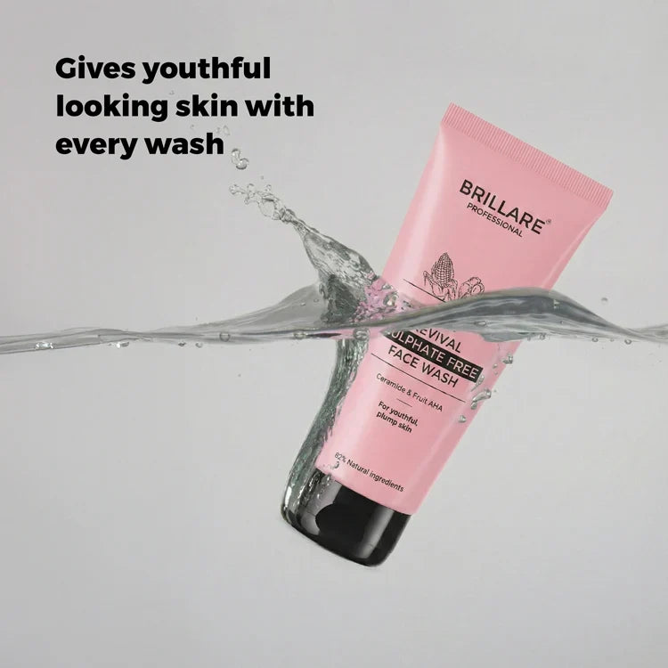 Brillare - Age Revival Face Wash & Moisturiser Duo Bundle – Brillare Age Revival Face Wash For Ageing Skin 100ml (detail)