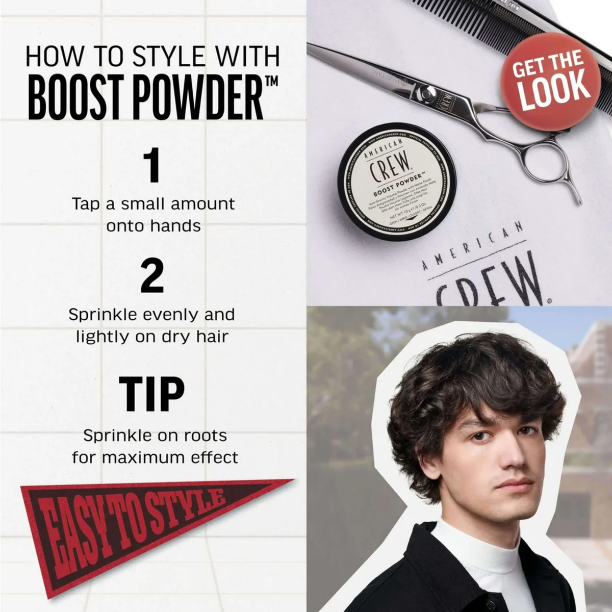 American Crew - Boost Powder 20g – product view 3