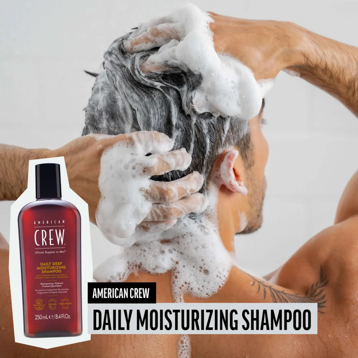 American Crew - Daily Deep Moisturising Shampoo 250ml – product view 2