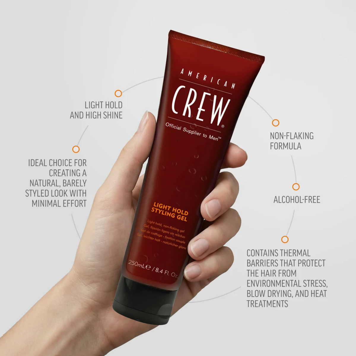 American Crew - Light Styling Gel 250ml – product view 3