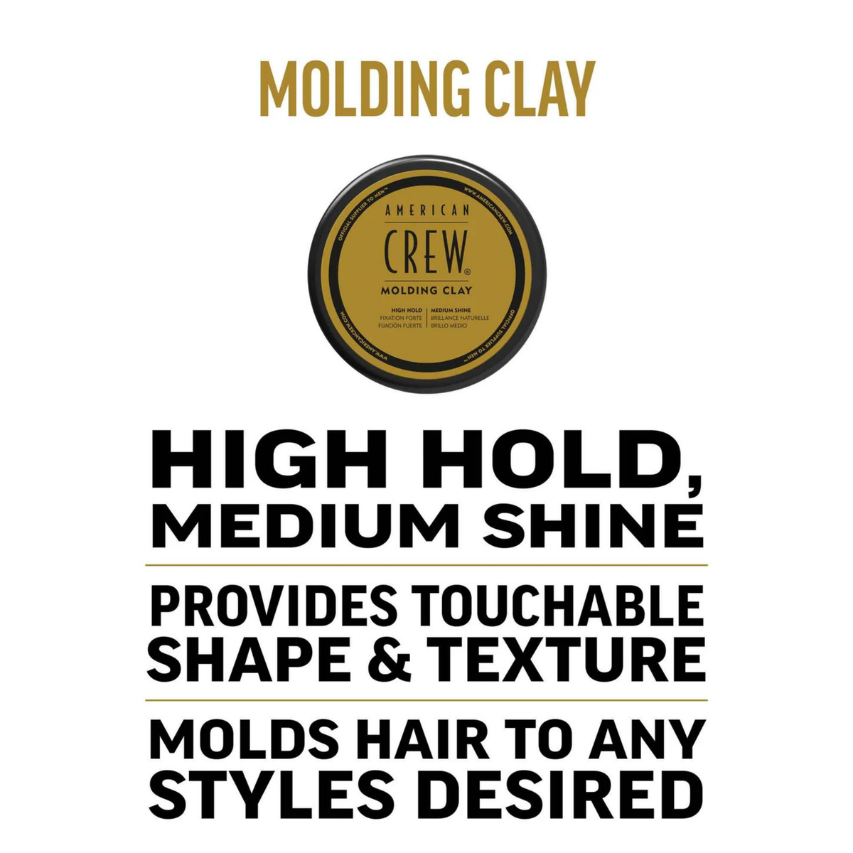 American Crew - Molding Clay 85g – product view 3