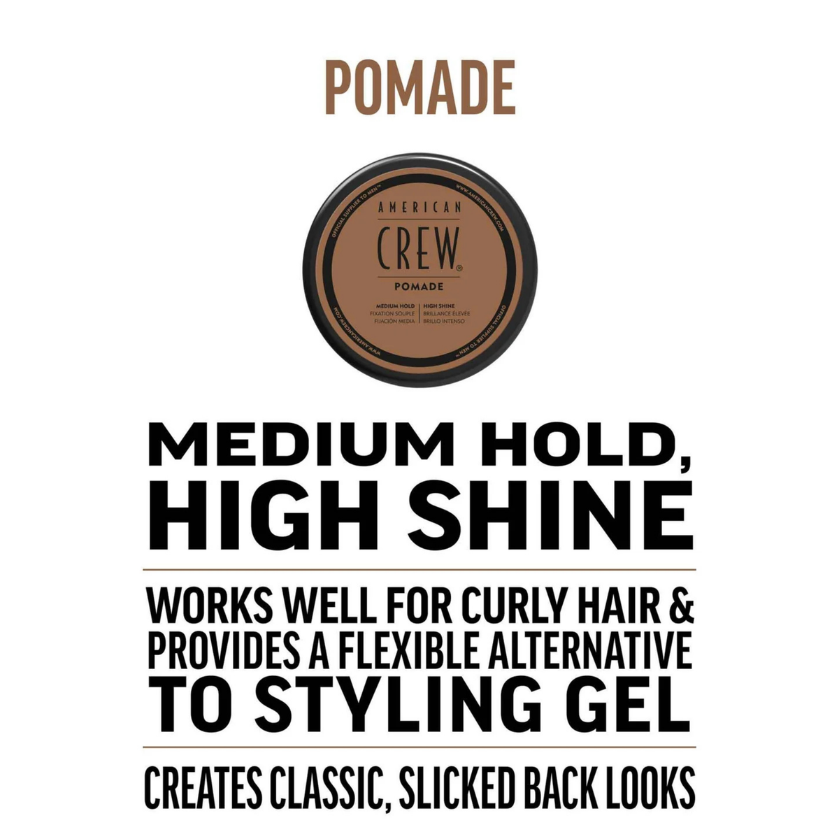 American Crew - Pomade 85g – product view 3