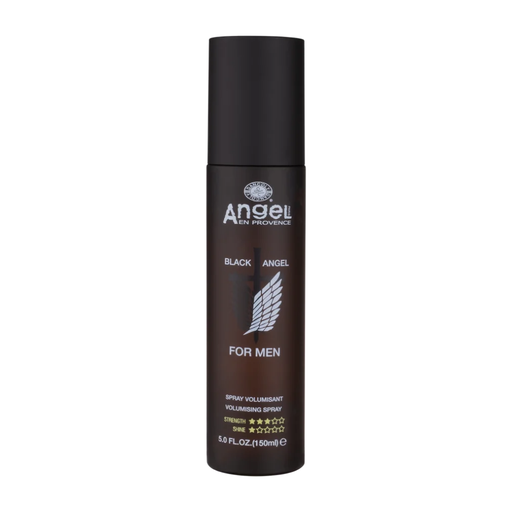 Angel En Provence - Black Angel For Men Volumising Spray 150ml – front of pack