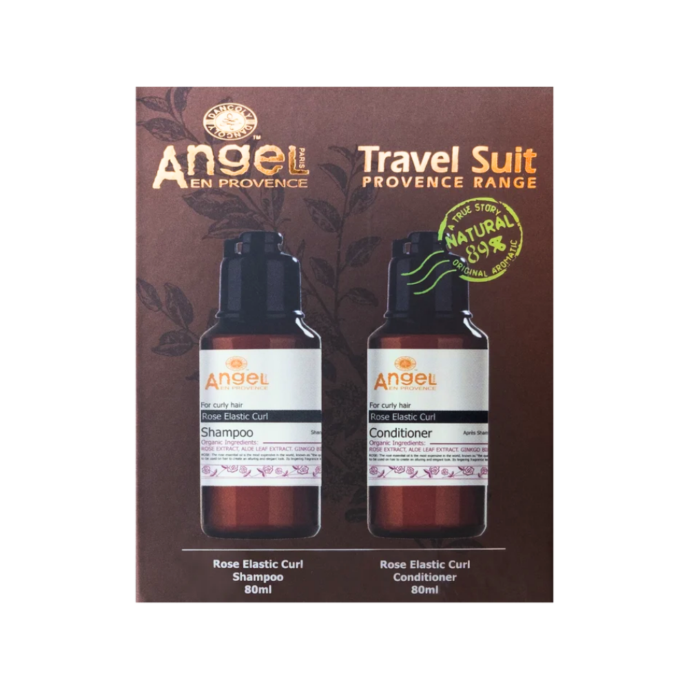 Angel En Provence - Rose Elastic Travel Duo 2 x 80ml – front of pack
