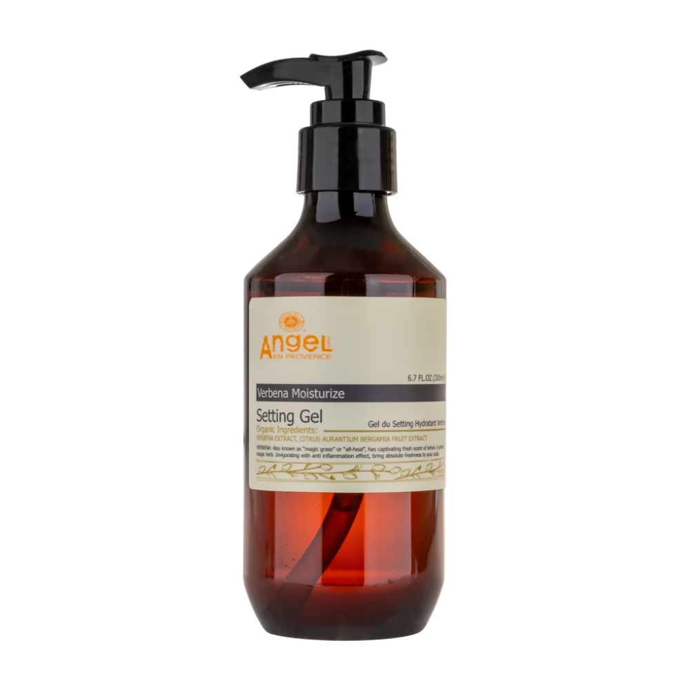 Angel En Provence - Verbena Moisturise Setting Gel 200ml – front of pack