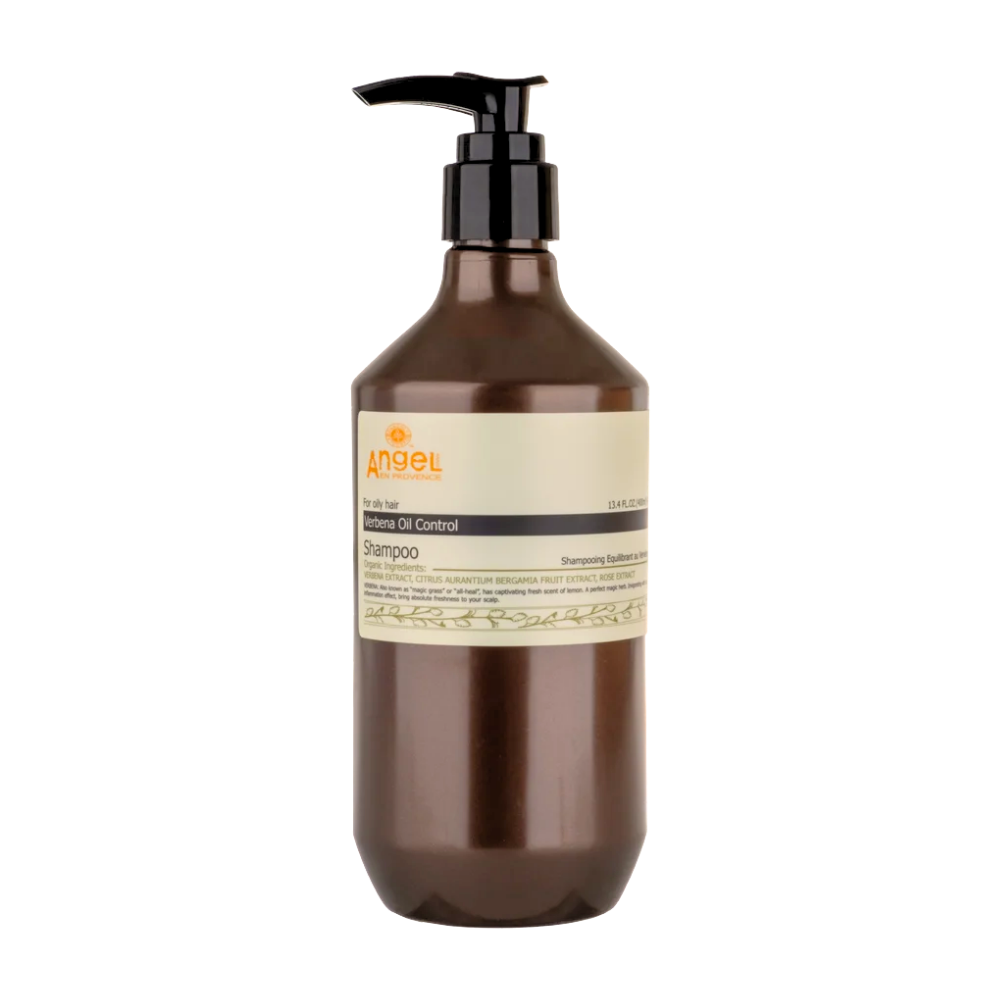 Angel En Provence - Verbena Oil Control Shampoo 400ml – front of pack
