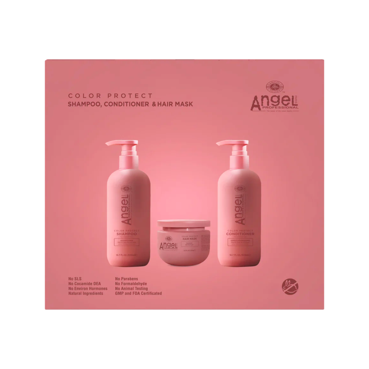 Angel En Provence - Deep Sea Colour Protect Trio Gift Pack – front of pack