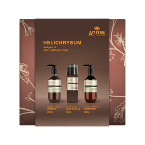 Angel En Provence - Helichrysum & Leave-In Trio Gift Pack – front of pack