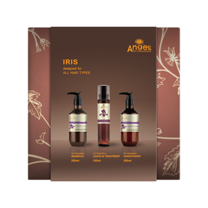 Angel En Provence - Iris Restorative & Treatment Trio Gift Pack – front of pack