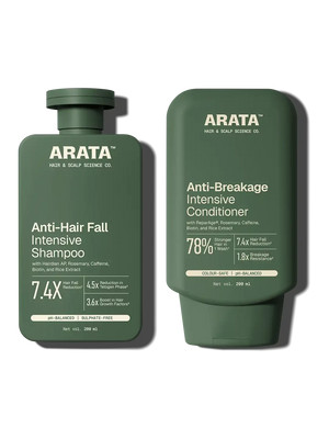 Arata - Anti-Hair Fall Shampoo & Anti-Breakage Conditioner Combo