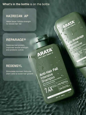 Arata - Anti-Hair Fall Shampoo & Anti-Breakage Conditioner Combo
